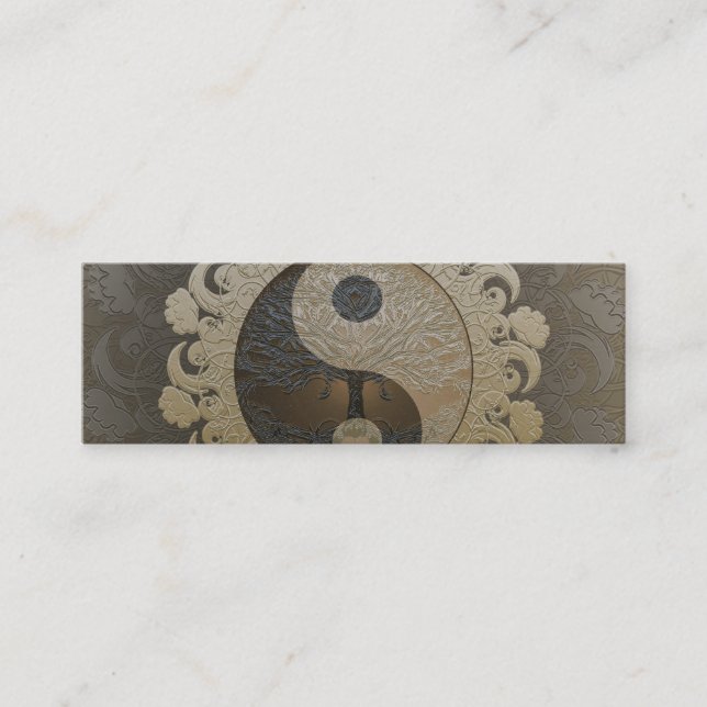 Carte De Visite Mini Yin Yang (Devant)