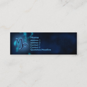 Carte De Visite Mini Zodiaque mystique - Capricorne