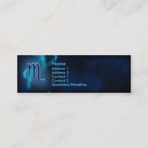 Carte De Visite Mini Zodiaque mystique - Scorpio