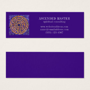 CARTE DE VISITE MINIATURE MOSAÏQUE LABYRINTHE - Vi