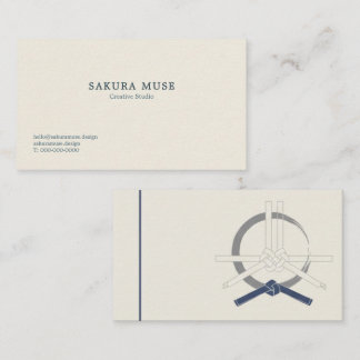 Carte De Visite Minimal Japanese Business Card