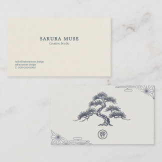 Carte De Visite Minimal Japanese Business Card