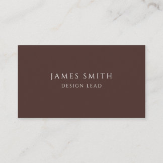 Carte De Visite Minimal Modern Design Lead Business Card