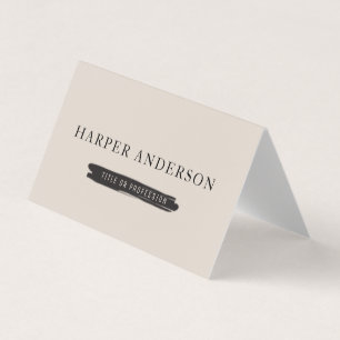 Carte De Visite Minimal Modern Simple