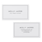 Minimal Moderne Simple Propre Blanc Élégant Chic