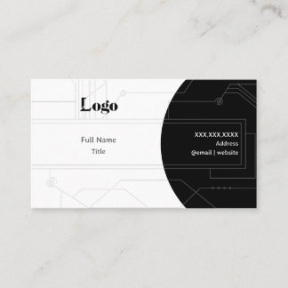 Carte De Visite Minimal Networking Business Card