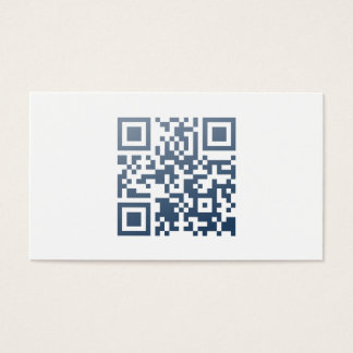 Carte de visite minimale (code QR et nom)