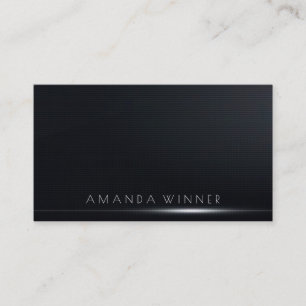 Carte De Visite Minimalisme noir blanc ombre lumière vip