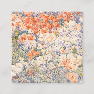 Carte de visite minimaliste, Carte de visite flora