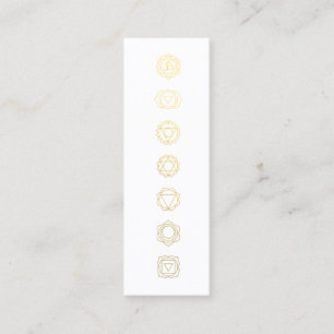 Carte de visite minimaliste de méditation des chak