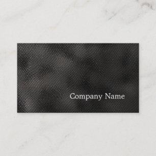 Carte de visite minimaliste de serpent noir