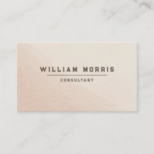 Carte De Visite Minimaliste de ton rose QR Code Professionnel