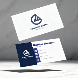 Carte de visite minimaliste d'entreprise moderne b