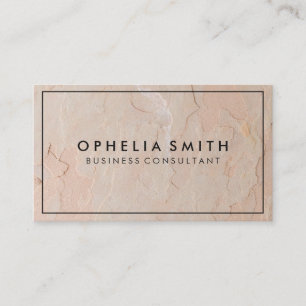 Carte De Visite Minimaliste des bordures Texture