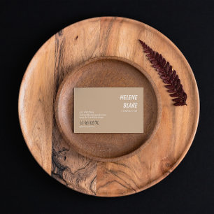 Carte de visite minimaliste - Design propre et mod