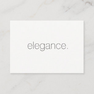 Carte De Visite Minimaliste / Élégance / Gris