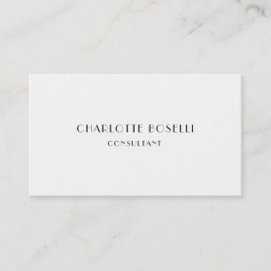 Carte De Visite Minimaliste élégant classique Vintage parisien