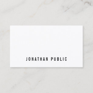 Carte De Visite Minimaliste Élégant Professionnel Modèle moderne