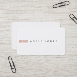 Carte de visite minimaliste moderne