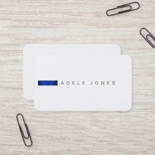 Carte de visite minimaliste moderne