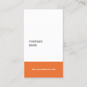 Carte de visite minimaliste moderne de conseiller