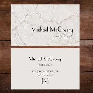 Carte De Visite Minimaliste Moderne Élégant Professionnel Simple