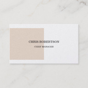 Carte De Visite Minimaliste moderne Premium Pearl