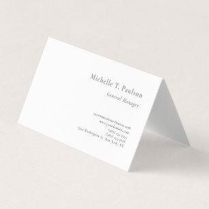 Carte De Visite Minimaliste Moderne Professionnel