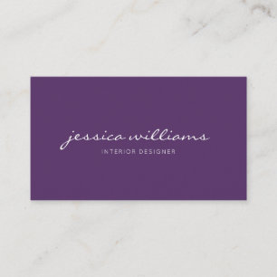 Carte De Visite Minimaliste Moderne Professionnel Écrit À La Main