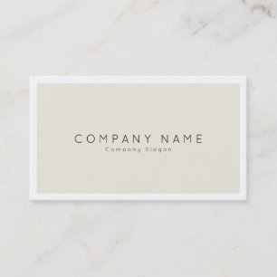 Carte De Visite Minimaliste moderne Professionnel Élégant couleur