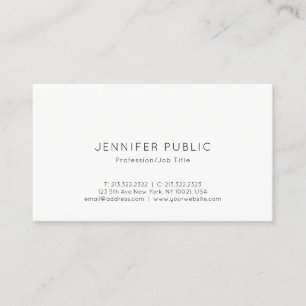 Carte De Visite Minimaliste moderne professionnel Plutôt simple