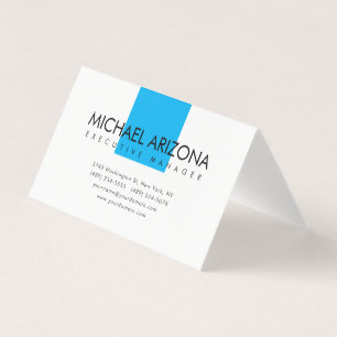 Carte De Visite Minimaliste Moderne Simple Uni