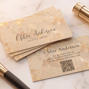 Carte de visite minimaliste Opal Glow