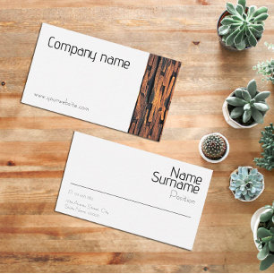 Carte de visite minimaliste photographique en pier