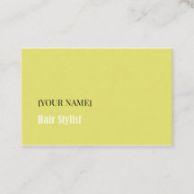 Carte de visite minimaliste pour coiffeur