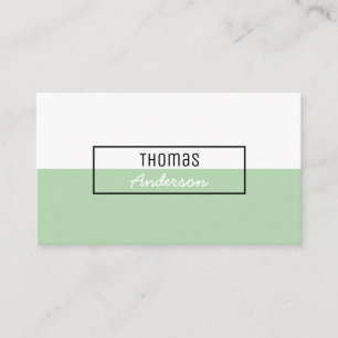 Carte De Visite Minimaliste professionnel clair simple moderne