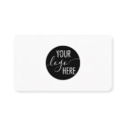 Minimaliste professionnelle logo société code QR