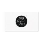 Minimaliste professionnelle logo société code QR