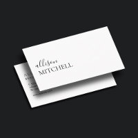 Minimaliste professionnelle moderne texte élégant