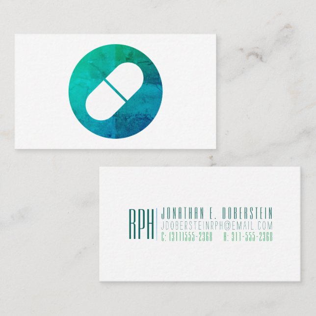 Carte De Visite Minimaliste RPH (Devant / Derrière)