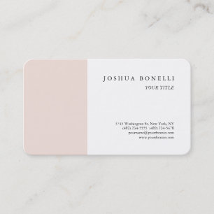 Carte De Visite Minimaliste Simple Professionnel Remarquable