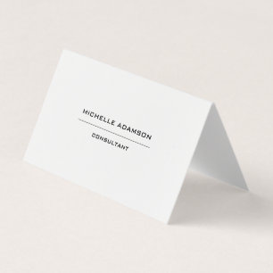 Carte De Visite Minimaliste spécial unique moderne