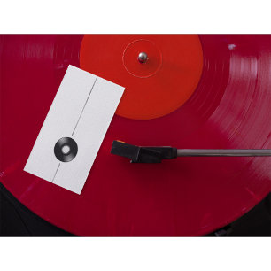 Carte de visite minimaliste vinyle
