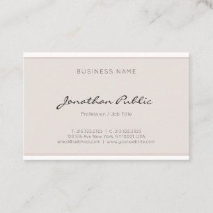 Carte De Visite Minimalistic élégant simple moderne professionnel