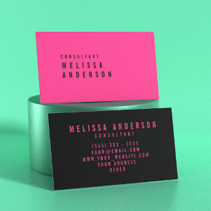 Carte De Visite Minimalistic moderne professionnel brillant s'est
