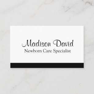 Carte De Visite Minimum de spécialistes des soins aux nouveau-nés 