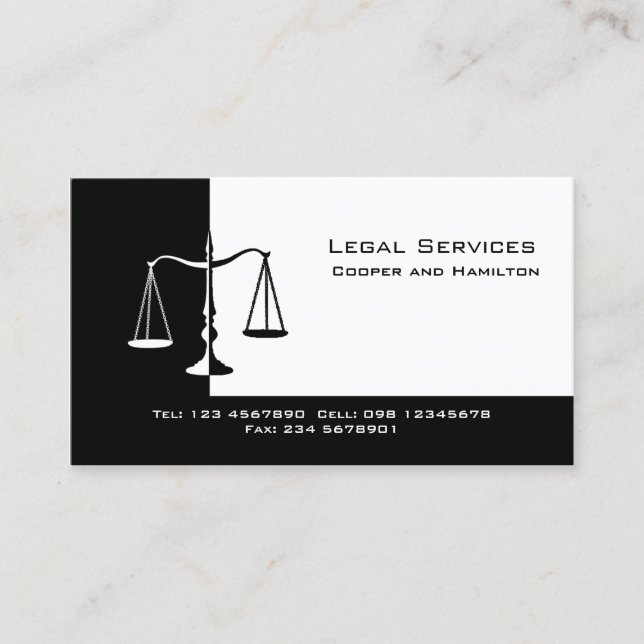 Carte De Visite Ministère public de la Justice (Devant)