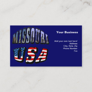 Carte De Visite Missouri Picture et USA Text