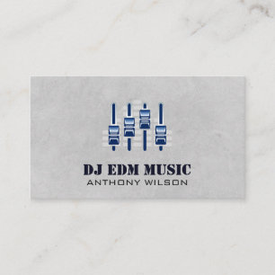 Carte De Visite Mixer   Producteur d'ingénieur sonore   DJ