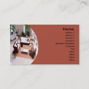 Carte De Visite Mobilier/Design d'intérieur